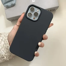 1pc Luxury Liquid Silicone Phone Case Compatible With Apple I Phone 16 11 13 12 14 15 Pro Max Cases I Phone 16 Pro Max Shockproof Protective Cover