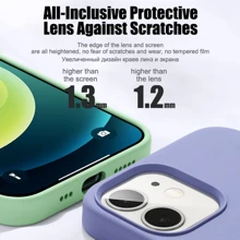 1pc Luxury Liquid Silicone Phone Case Compatible With Apple I Phone 16 11 13 12 14 15 Pro Max Cases I Phone 16 Pro Max Shockproof Protective Cover