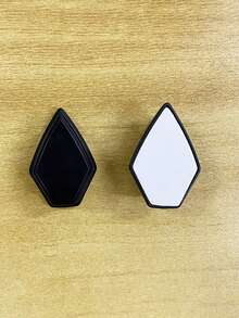 2 个钻石形隐形小挂钩，多用途无缝粘合塑料车用挂钩 - 黑色 - 查看 5