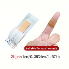 100片/1包伤口绷带、H型急救医用贴片、急救创可贴、户外运动伤口治疗贴、个人护理急救包（适用于急救包） - 彩色 - 查看 8