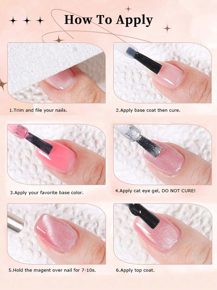 12g Explosion Flash Golden Autumn Cat's Eye Gel Nail Polish Soak Off UV