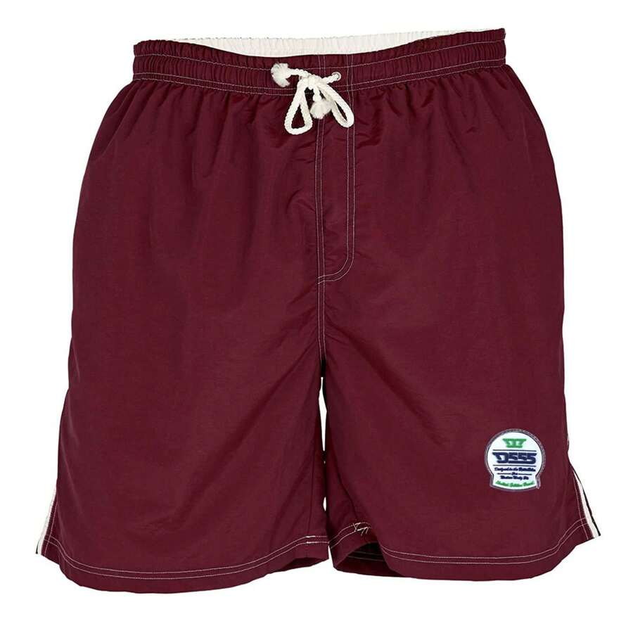 Duke Mens Yarrow Kingsize Swim Shorts (Burgundy) - Burgundy - View 1