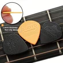 Non-Slip Guitar Picks Acoustic Electric Bass Plectrum Mediator -1.4mm Thickness -Fast Picking Guitar Accessories - Multicolor - View 3