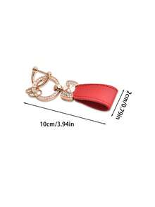 Móc khóa ô tô hình nơ đính kim cương, Mặt dây chuyền móc khóa ô tô sáng tạo tinh tế, Mặt dây chuyền ba lô móc khóa ô tô cho nữ, Tinh tế và đẹp mắt - Nhiều màu - Xem 10