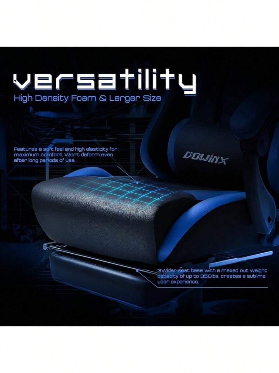 Dowinx Gaming Chair Ergonomic Racing Style Recliner With Massage Lumbar