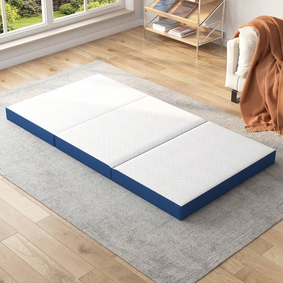 Soges Soges TriFold Memory Foam Mattress, 3 Inch Portable Floor