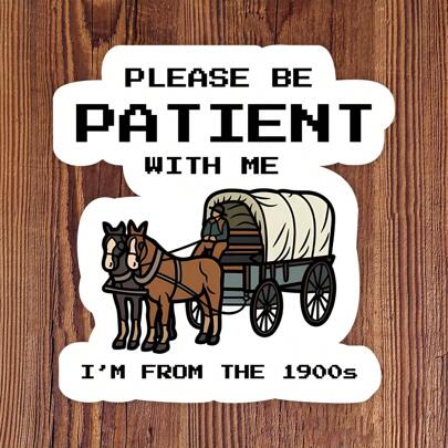 1 件回到过去贴纸，怀旧、复古、时间旅行情景对话贴纸，时间旅行贴纸，怀旧、复古、时间旅行情景对话贴纸，有趣和古怪的独特耐用和耐候性，可爱的贴纸送给朋友