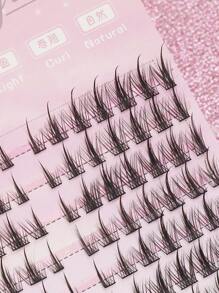 Fake Eyelashes,10 Rows False Eyelashes Natural False Lashes Natural Eyelash Extension Makeup For Daily Wearlash Clusters,Eyelash Clusters,Individual Eyelashes,Lashes,Fake Lashes - Black - View 4