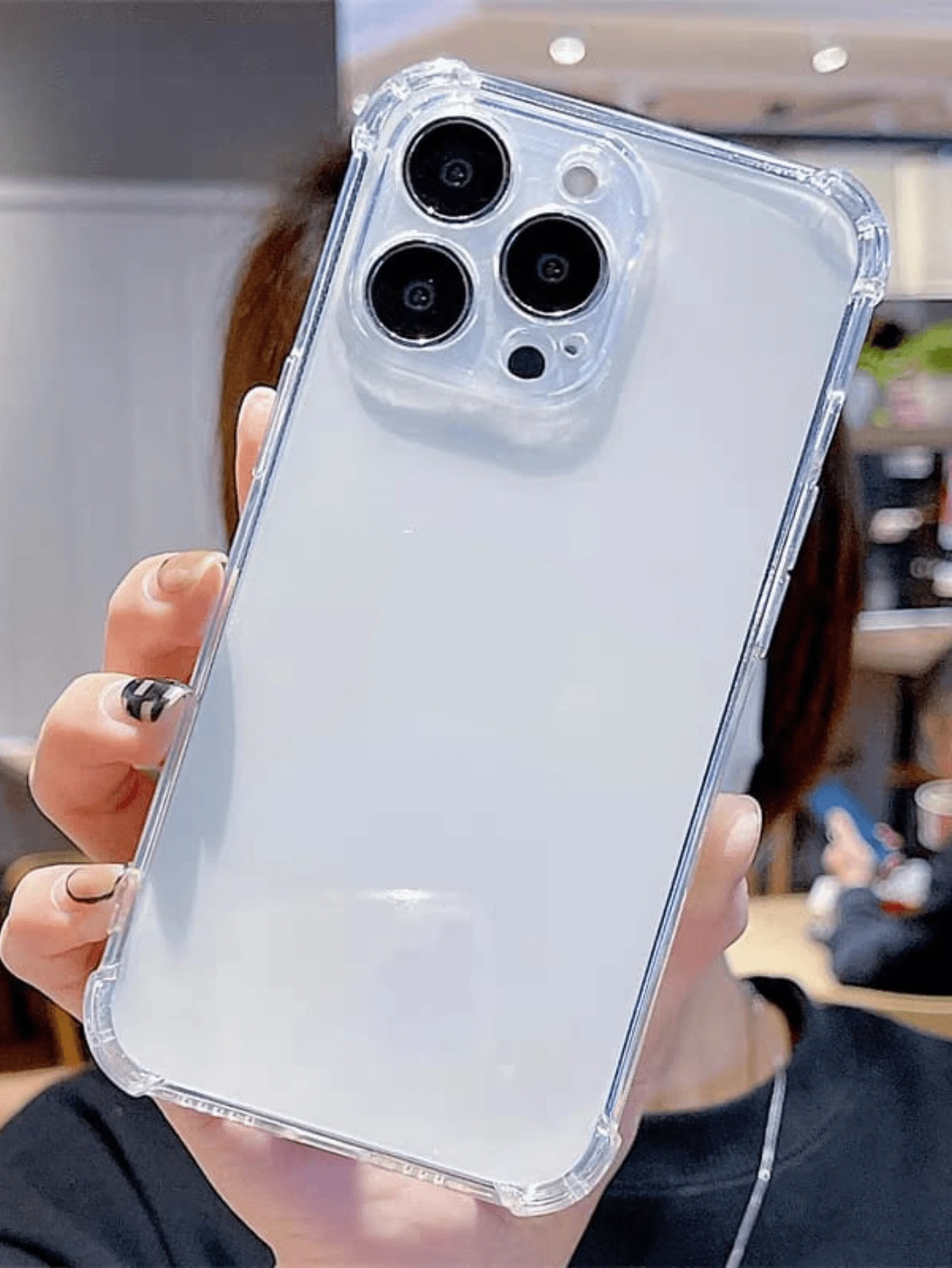 Case Cover Silicone TPU Transparent Anti-Impact Case For Cell Phone Film Gift IPhone 7G/8G/7 Plus/8 Plus/X/XR/11/11 Pro/12/12 Pro/12 Pro Max/13/13 Pro/13 Pro Max/14/14 Pro/14 Pro Max/15/15 Pro/15 Pro Max - 無色 - 查看 1