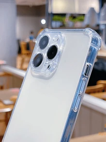 Case Cover Silicone TPU Transparent Anti-Impact Case For Cell Phone Film Gift IPhone 7G/8G/7 Plus/8 Plus/X/XR/11/11 Pro/12/12 Pro/12 Pro Max/13/13 Pro/13 Pro Max/14/14 Pro/14 Pro Max/15/15 Pro/15 Pro Max - 無色 - 查看 2