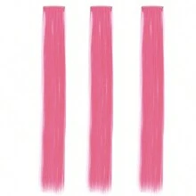 Clip In Hair Extensions 22 Inch 20Pcs/10Pcs Colored Hair Extensions Party Highlights Long Straight Synthetic Hairpieces For Women