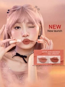 COLORKEY Son kem lì 2g Creamy Velvet Matte Lipstick chống dính dạng cốc - O104 - Xem 4