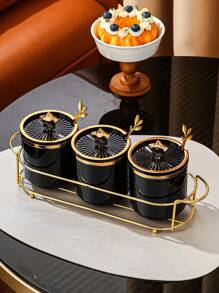 1 件/套塑料调味罐适用于家庭、厨房、餐厅、婚礼、派对、生日礼物 - 适用于盐、糖、香料、辣椒粉和户外使用