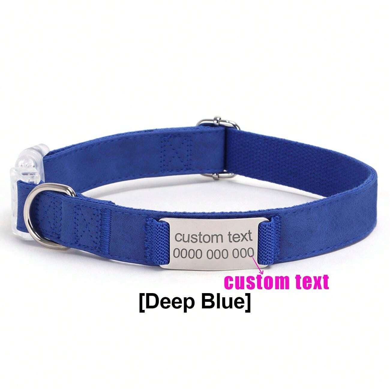 Custom Dog Collar With Metal Buckle Pet Collars Personalized With