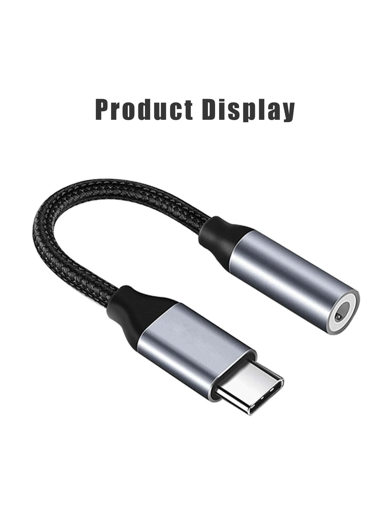TypeC To 3.5mm Audio Jack Headphone Adapter Suitable For All TypeC