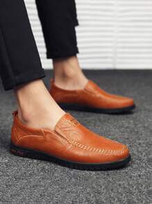 休闲英伦简约浪漫优雅英伦风百搭绅士风男士日常户外休闲商务聚会度假上班通勤春夏秋冬四季黑色红棕色轻便防滑透气舒适乐福鞋男鞋大码男鞋44 45 46 47新款男鞋纯色圆头低帮鞋包脚平底一脚蹬乐福鞋休闲男鞋皮鞋户外男鞋商务鞋驾车鞋船鞋大码男鞋乐福鞋