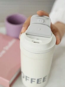 1 pezzo Tazza per caffè da viaggio in acciaio inossidabile SUS316, tazza da bevanda portatile da esterno, 420ml/14oz