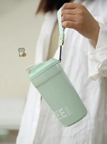 1 pezzo Tazza per caffè da viaggio in acciaio inossidabile SUS316, tazza da bevanda portatile da esterno, 420ml/14oz