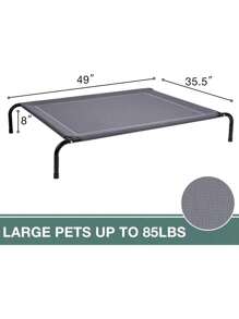 Cama Elevada Para Perro Grande Para Mascota Grandes, Gris XL - Gris - Ver 4