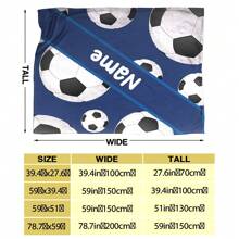 1pc Personalized Name Blanket, Football Pattern Flannel Blanket, Soft Cozy Warm Blanket, Memorable Moment Commemorative Blanket, Birthday Gift, Christmas Gift, Gift For Family And Friends, Suitable For Bedroom, Office, Bed, Sofa, Armchair, Used For Nap, Camping, Travel Washable Cute Custom,Unique,Personalized Ideal Gifts For Family,Ideal Gifts For Friends Son,Daughter,Friends,Family Sofa,Bed,Car,Tea Room,Bedroom,Living Room,Bathroom,Dining Room