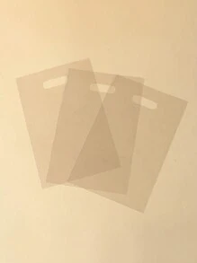 25/50/100pcs Transparent Gift Bags, Suitable For Birthday, Baby Shower, Housewarming, Family Holiday Party Decorations, Thank You Gifts, Multipurpose Gift Packaging, Valentine's Day - Clear - View 6