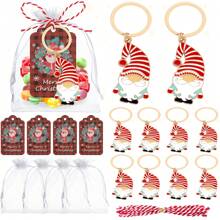 10 chiếc móc khóa người tuyết Giáng sinh, kết hợp với thiệp Giáng sinh, dây thừng và túi cát, đồ trang trí nhà Giáng sinh, quà tặng tiệc Giáng sinh, đồ dùng tiệc Giáng sinh, đồ dùng nhà bếp và quầy bar, đồ trang trí Giáng sinh, phụ kiện tự làm, quà tặng tiệc - Nhiều màu - Xem 5