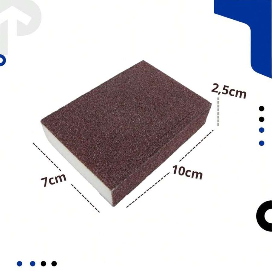 Kit 10 Magic Sponges Heavy Duty Cleaning Stainless Steel Pan Removes