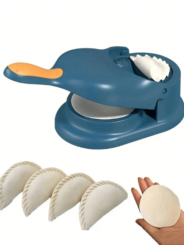 1pc 2-In-1 Dumpling Skin Maker, Creative Dumpling Making Tool, Diy Dumpling Machine, Manual Dumpling Machine, Dough Press Machine, Kitchen Gadget