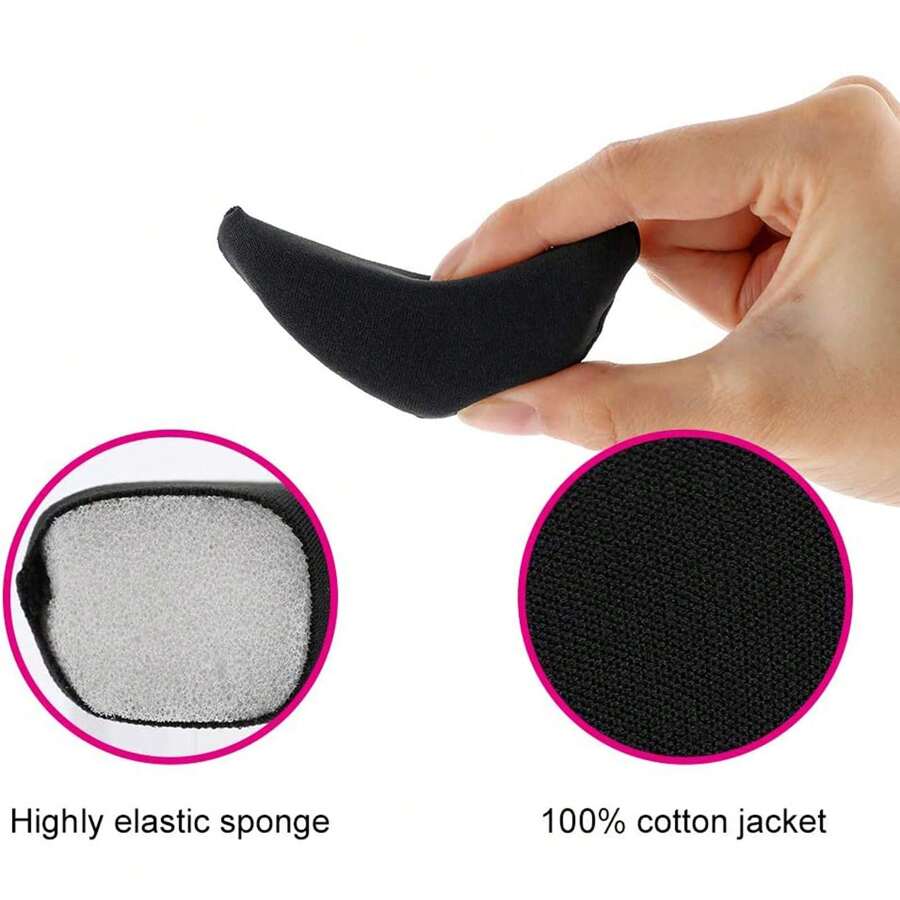 1 Pair Foam Toe Filler, Soft Sponge Big Toe Plugs Foot Support Pads