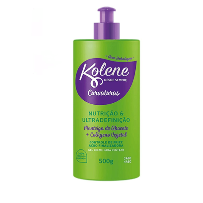 Creme para Pentear Kolene Nutrição e Ultradefinição Curvaturas 500g