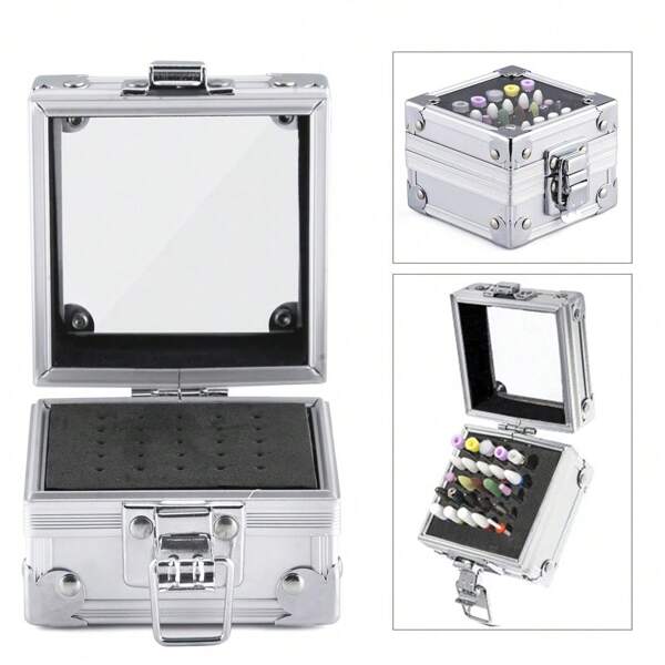 50 piezas Cepillo de arte de uñas de doble cara rosa y negro, cepillo multifuncional para uñas, aplicador de polvo de uñas, esponjas y palitos, suministros y equipos de uñas, herramientas de coloración para Navidad