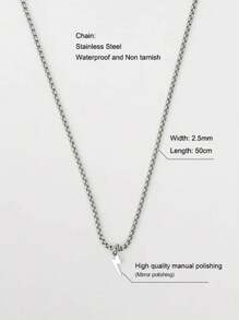 1 chiếc vòng cổ mặt dây chuyền hình tia chớp bằng thép không gỉ 18K chống nước thời trang cổ điển cá nhân hóa phong cách Punk đường phố nhiều lớp nhiều màu, phù hợp cho cả nam và nữ, dùng hàng ngày, tiệc tùng, lễ hội âm nhạc, sinh nhật, ngày lễ, năm mới, ngày lễ tình nhân, ngày của mẹ - Nhiều màu - Xem 15