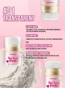 MISSLYN 丰盈蓬松发粉，打造蓬松丰盈秀发，卷发蓬松造型，打造自然蓬松秀发，仿毛皮蓬松秀发，合成纤维蓬松秀发，戏服蓬松秀发，打造自然妆效，清爽不油腻，哑光妆效，增加发量和质感，纯素配方，无动物实验