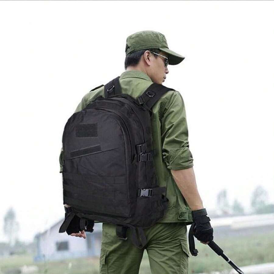 40L Military Tactical Backpack Army Rucksacks Camping Hiking Bag Brown Backpack Large Men Women Backpack Travel On Foot Bag - Black - View 1