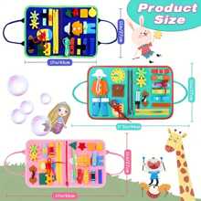 Baby Busy Board, Sensory Toys To Develop Fine Motor Skills, Sensory Boards To Develop Fine Basic Motor Skills, Christmas ,