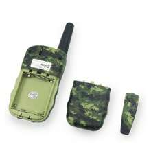 适合 3-14 岁男孩和女孩的对讲机礼物玩具 22 频道儿童对讲机套装户外探险徒步露营装备游戏适合男孩和女孩迷彩 - 1 对 - 迷彩 - 查看 6