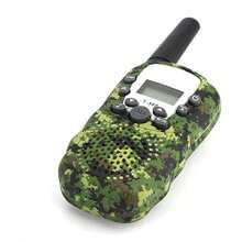 适合 3-14 岁男孩和女孩的对讲机礼物玩具 22 频道儿童对讲机套装户外探险徒步露营装备游戏适合男孩和女孩迷彩 - 1 对 - 迷彩 - 查看 8