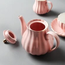 Sweejar Home Porcelain Tea Set Royal Family 225 Ml To Cups And Saucers With Teapot Milk Jug Ceramic Tea And Coffee Cups