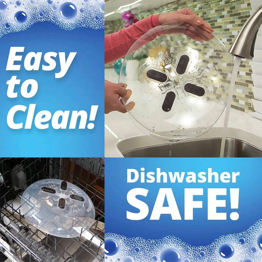 1/3 PCS Microwave Cover For Food , Clear Microwave Splatter