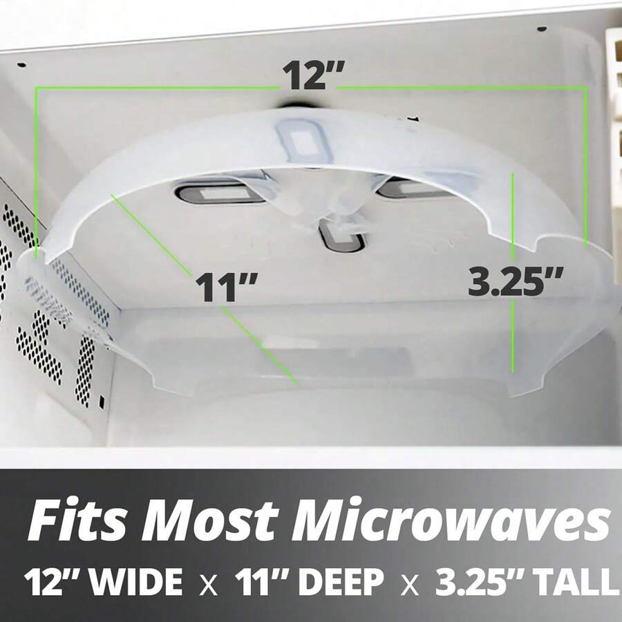 1/3 PCS Microwave Cover For Food , Clear Microwave Splatter