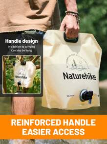 Naturehike 1个10L户外水袋，大容量露营徒步便携洗饮两用，内置水龙头，材质无味，防震防压，使用温度0-60°C - 彩色 - 查看 7
