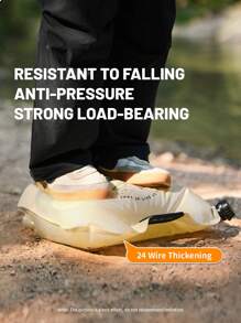 Naturehike 1个10L户外水袋，大容量露营徒步便携洗饮两用，内置水龙头，材质无味，防震防压，使用温度0-60°C - 彩色 - 查看 9