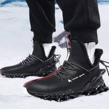 Men Boots 2024 New Winter Slippers Warm Men Shoes Waterproof Non-Slip Plush Sneakers Male Tenis Shoes Boots Men Sneakers Winter
