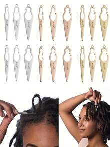 CECILLIA WIG 1pc Stainless Steel Bristle Hair Comb For Curly Hair, Professional Sculpting Tool For Braiding And Weaving, Durable Hair Needle For Dreadlocks And Extensions.,Hair Accessories