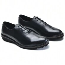Men's Oxford Full Shoe - 黑色 - 查看 4