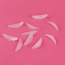 10 Pieces Reusable Eyelash Lifting Kit Silicone Laminating Pad 3D Eyelash Perming Rods Extension Curling Pad Makeup Tool