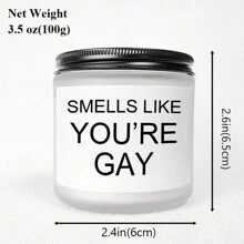 GAY Lavender Scented Candle Gifts Ideas For Gay Men, Funny Gifts For Boyfriend Brother Husband, Funny Cute Unique Essential Anniversary Birthday Valentine's Day Home Decor Gifts For Him, Gifts For Friends Room Decor,Gifts Graduation - Multicolor - View 11