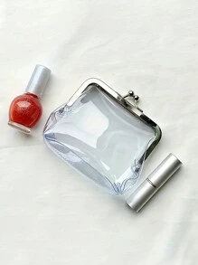 PVC 防水化妆包 - 1 个透明复古零钱包、迷你旅行化妆品收纳包、女士便携式透明收纳袋 - 无香、防水钥匙钱包和卡夹 - 1pc - 查看 4