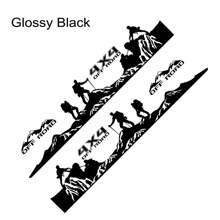 2 件皮卡门侧车贴纸适用于长城 GWM Poer Pao Wingle 卡车 4X4 越野冒险风格 DIY 贴花乙烯基装饰盖汽车改装配件 - 220x42cm/86.61x16.54inch - 查看 16