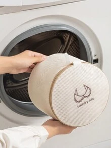 1pc Bra Laundry Bag, Socks Laundry Bag, Mesh Underwear Laundry Bag - Beige - View 9